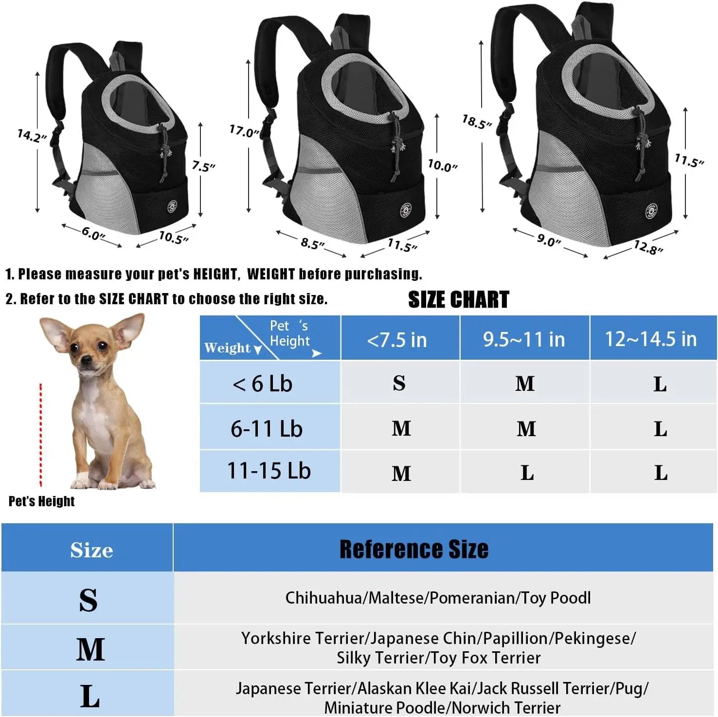 Furry Friend Carrier Backpack